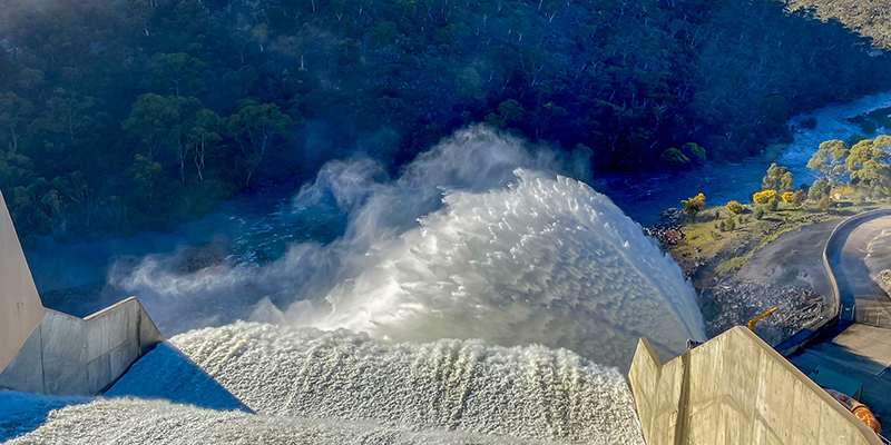 Snowy river environmental flows.