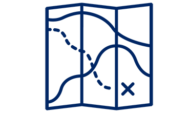 Inundation mapping icon