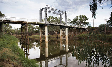 Old bridge over Barwon River in Brewarrina NSW - Image credit: Quentin Jones