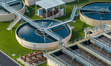 Water treatment plant.