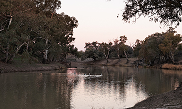 Barwon River at Brewarrina, NSW.