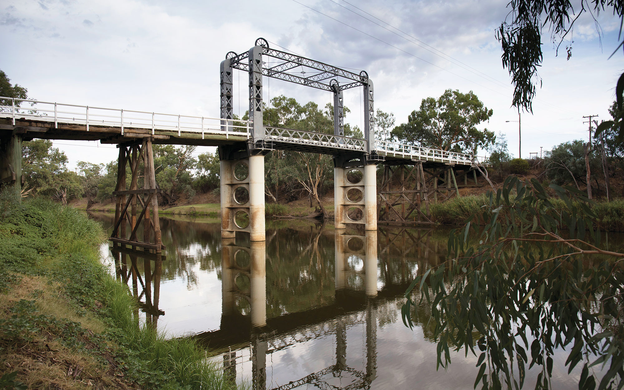 Old bridge over Barwon River Brewarrina NSW - Image credit Quentin JonesJones
