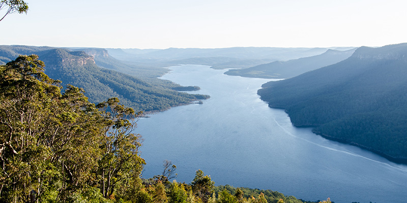 View of Lake Burragarong 