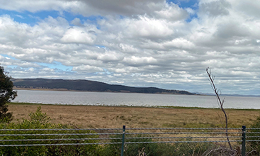 Lake George in south-eastern New South Wales.